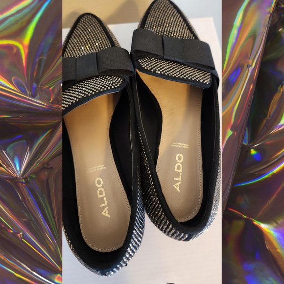 Aldo Rhinestone Loafers - Picture 8 of 9